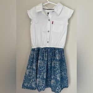 (3/$15) Levi’s Baby Girl Floral Dress size 5